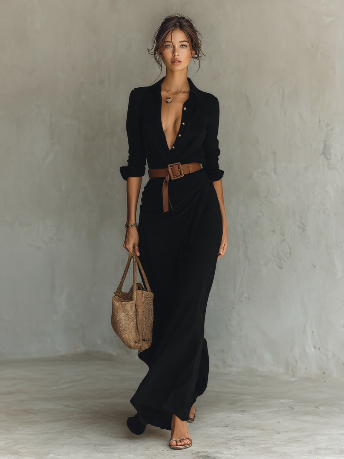 Florence – Robe Longue Décontractée