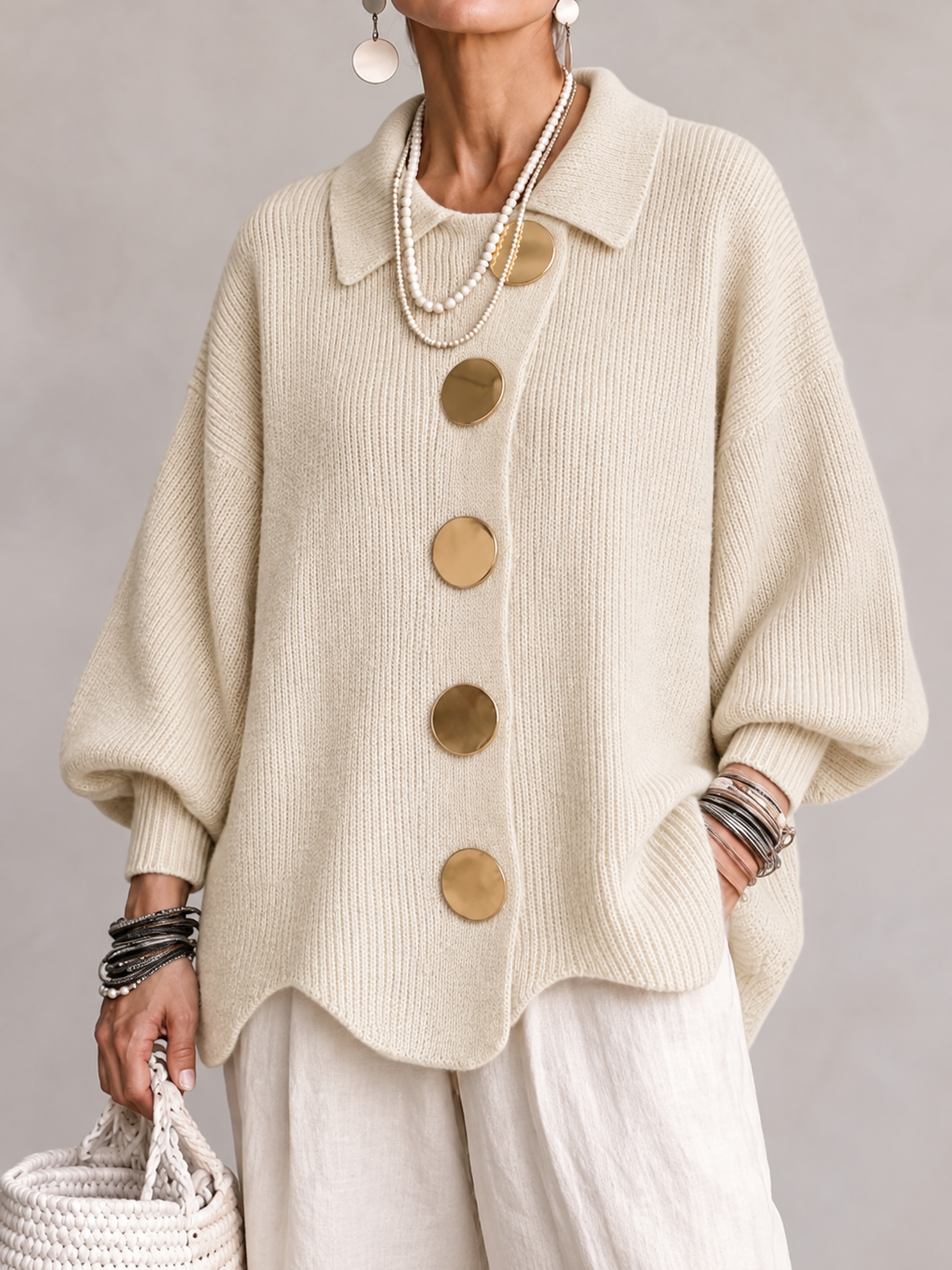 Ardelle | Cardigan oversize à col