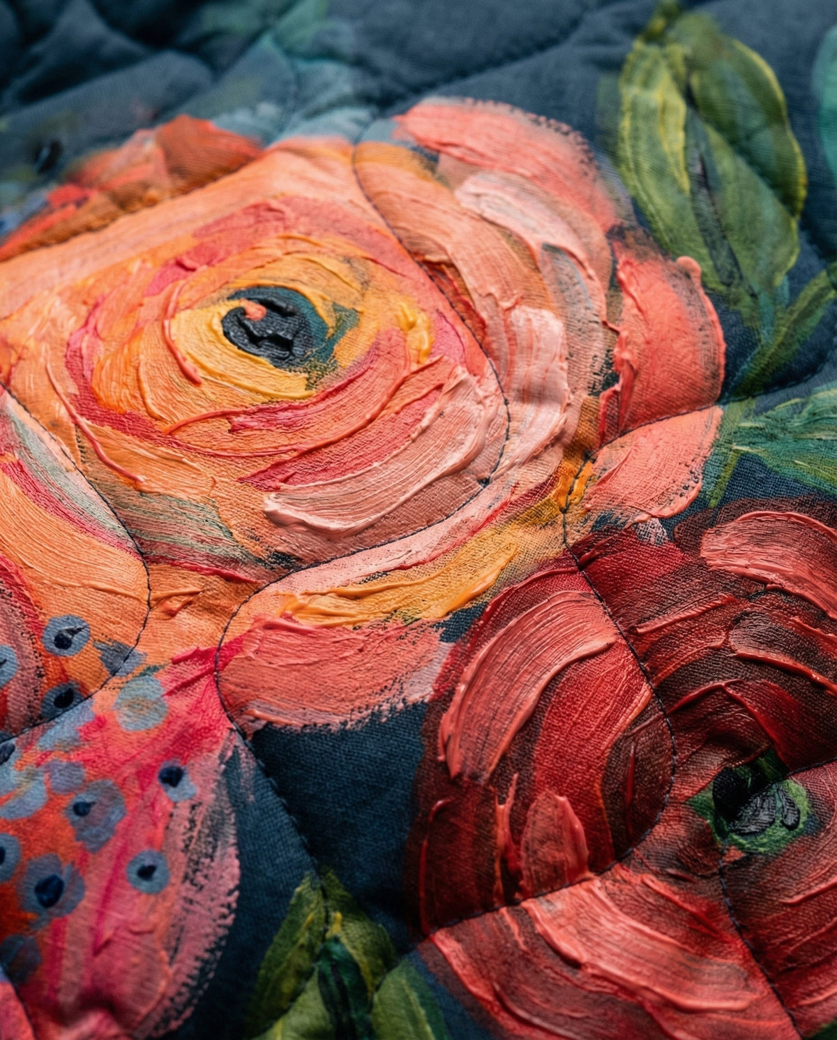 Madeleine | Veste Matelassée Fleurs Nostalgie