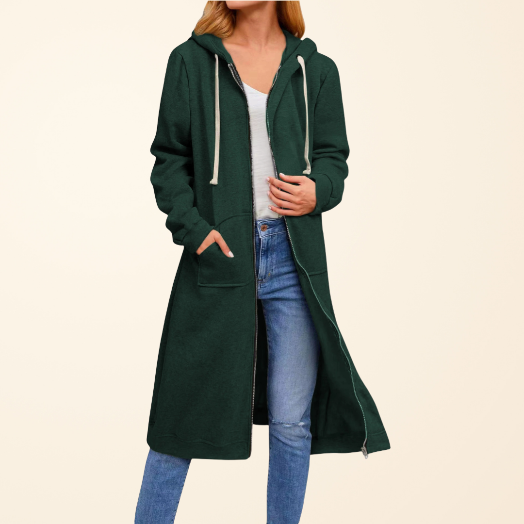 Brixley | Cardigan long à fermeture éclair