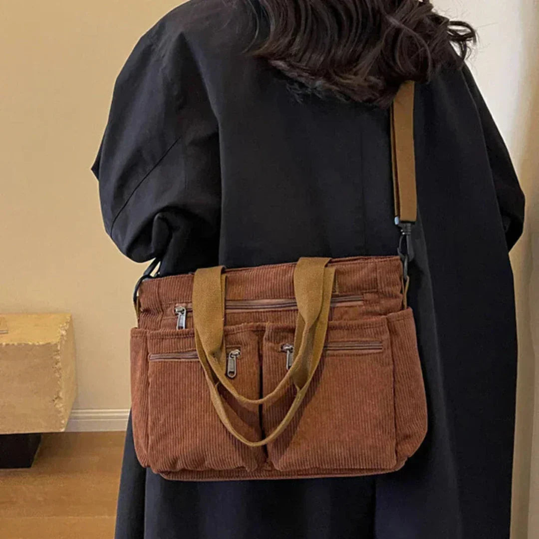 Ginette | Sac Bandoulière en Velours Côtelé – photo 6