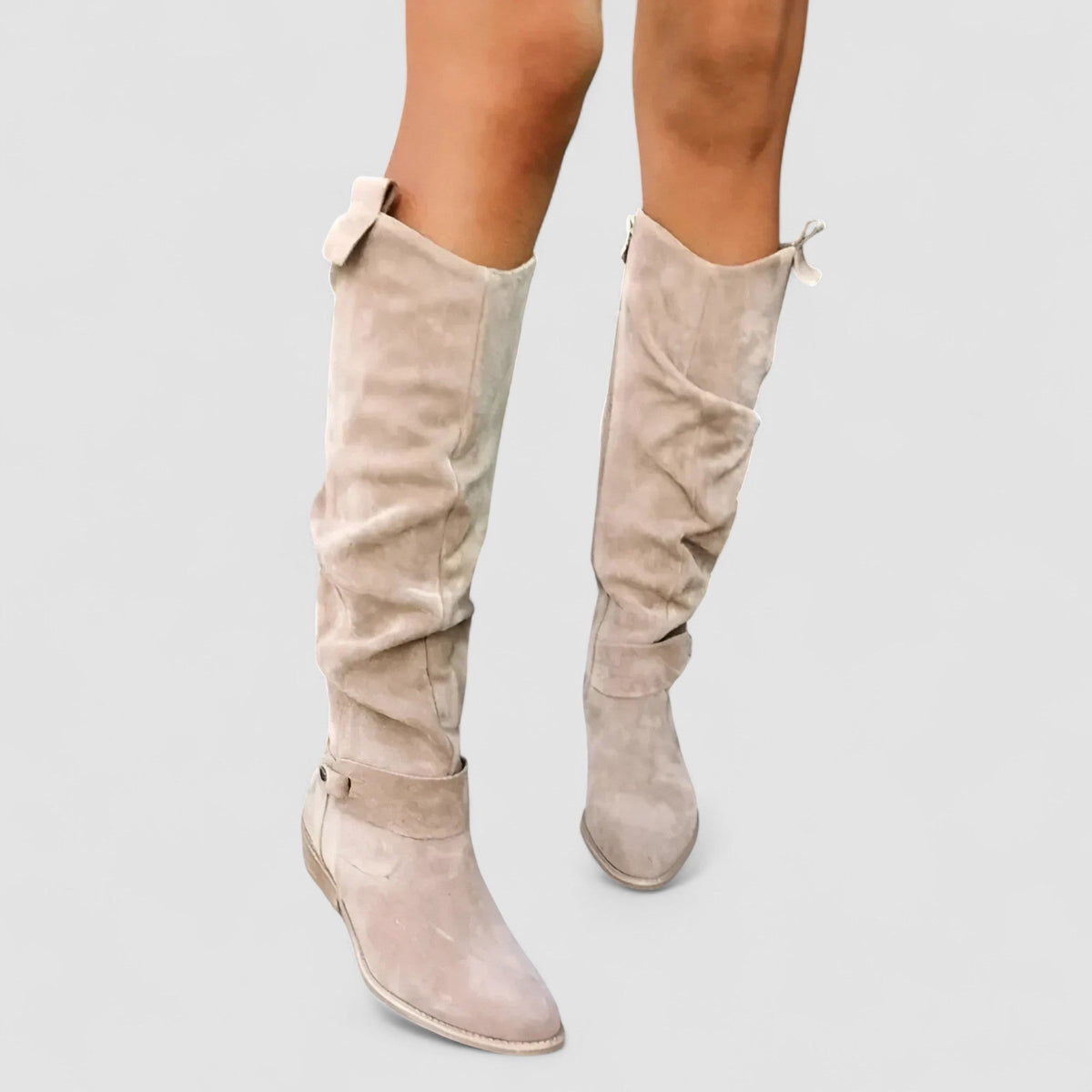 Annette | Bottes hautes en daim – photo 3