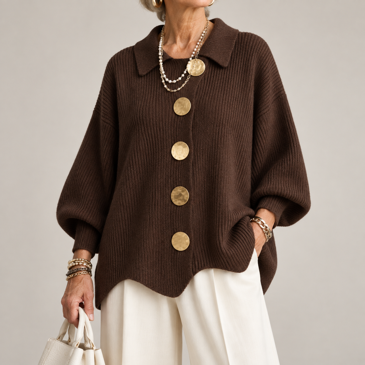 Ardelle | Cardigan oversize à col