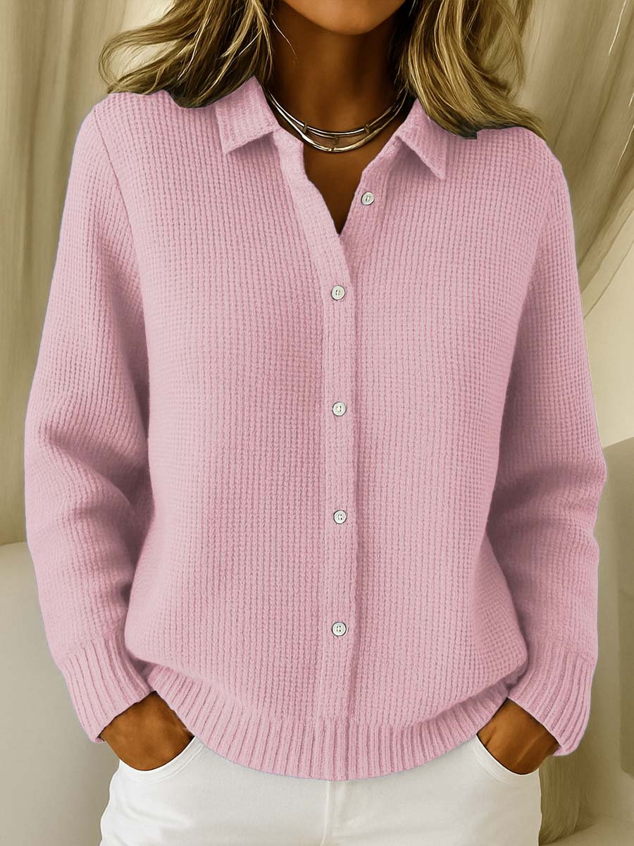 Nadège | Cardigan en maille douce à boutons