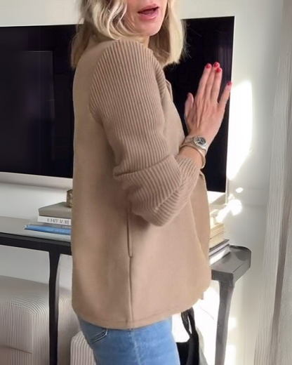 Margaux | Veste ajustée casual à volants et boutons