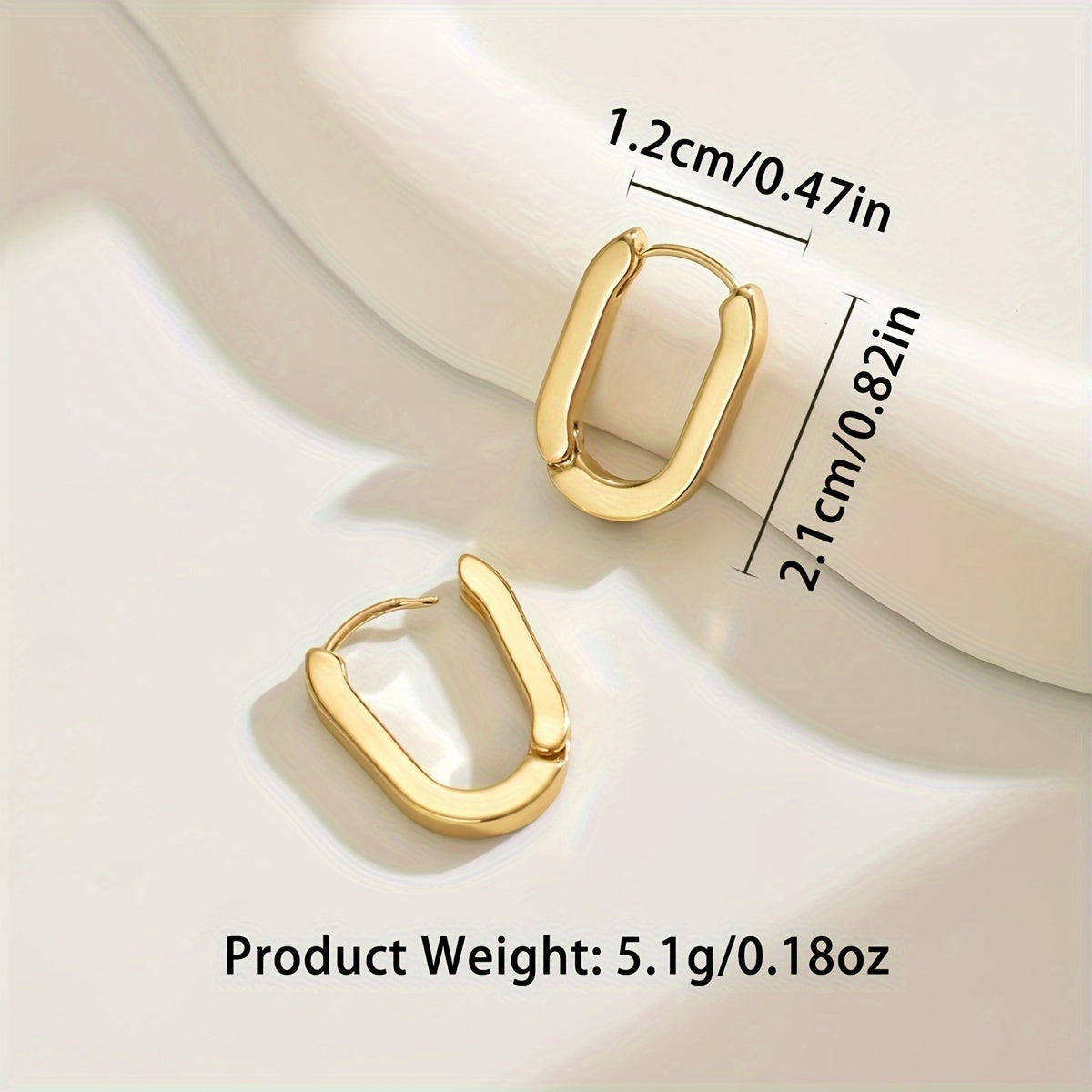 Boucles d'oreilles géométriques élégantes – photo 6/7