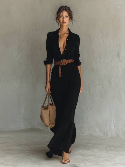 Florence – Robe Longue Décontractée