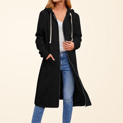 Brixley | Cardigan long à fermeture éclair