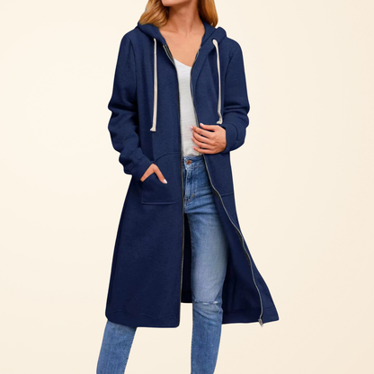 Brixley | Cardigan long à fermeture éclair