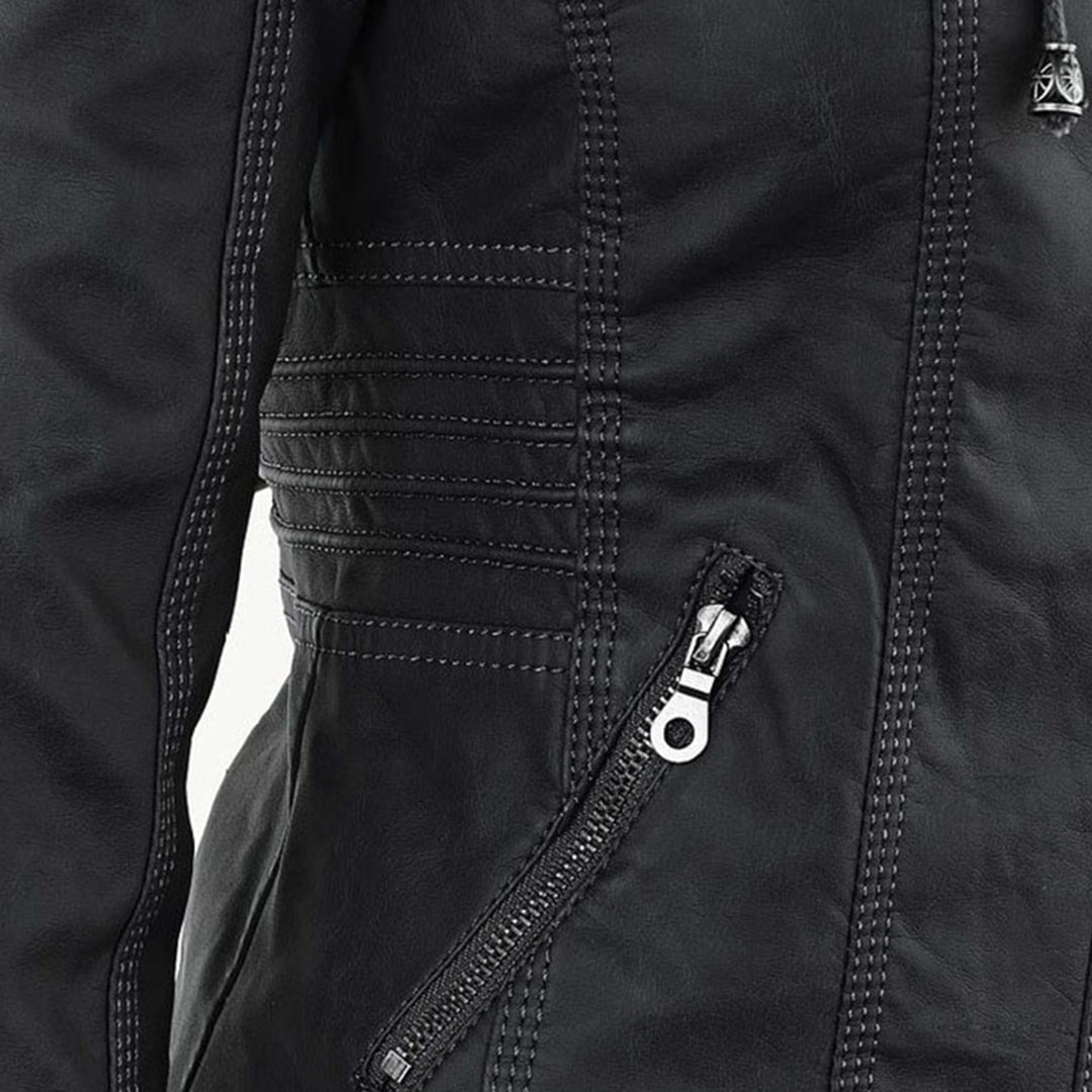 Chloé | Veste en Cuir Robuste et Élégante