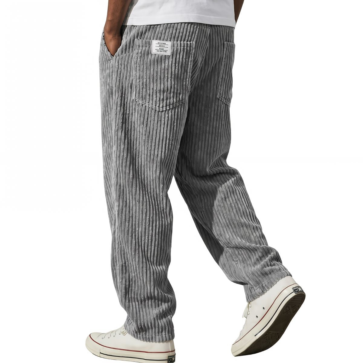Léo – pantalon homme en velours côtelé – photo 3/12