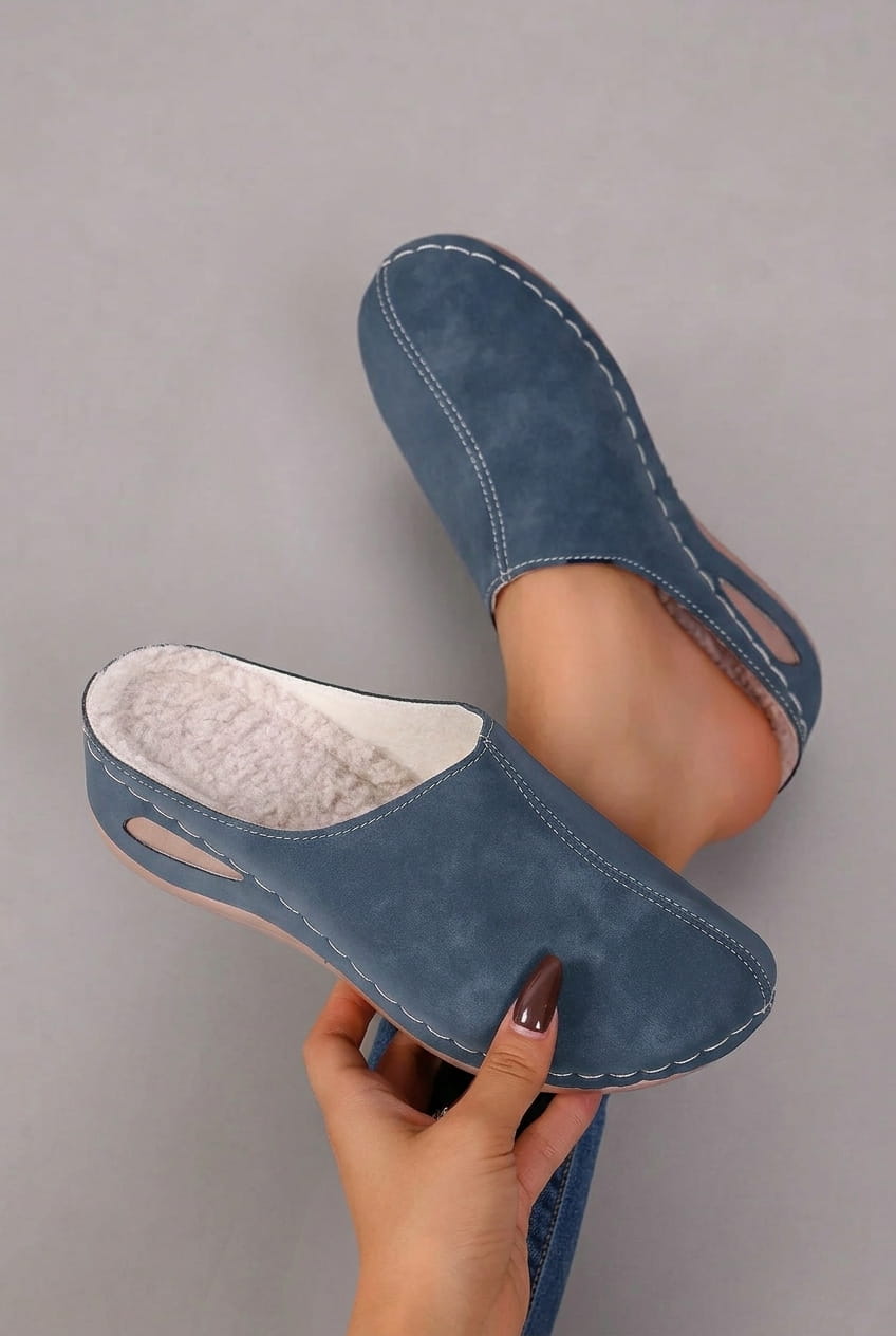 Clotilde | Pantoufles chaudes et confortables – photo 1