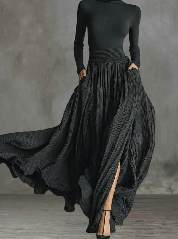 Catherine – Robe Maxi Taille Haute