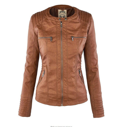 Chloé | Veste en Cuir Robuste et Élégante