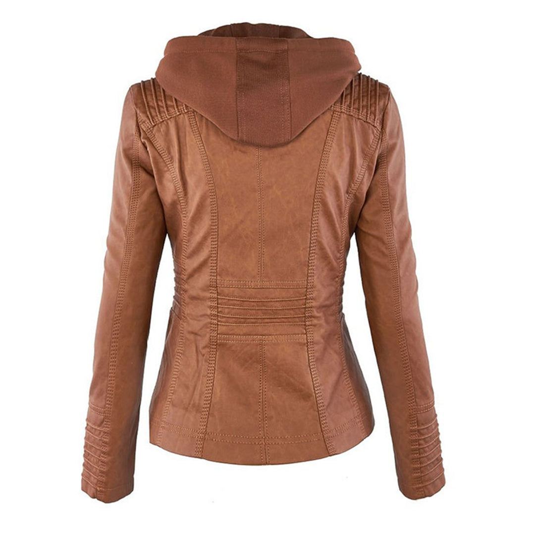 Chloé | Veste en Cuir Robuste et Élégante
