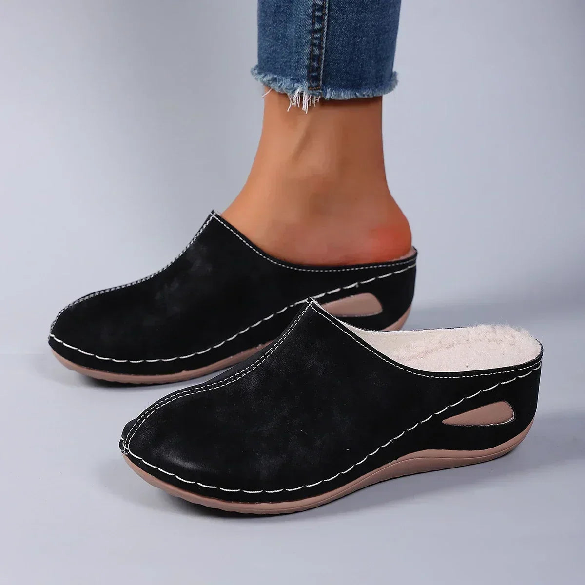 Clotilde | Pantoufles chaudes et confortables – photo 3