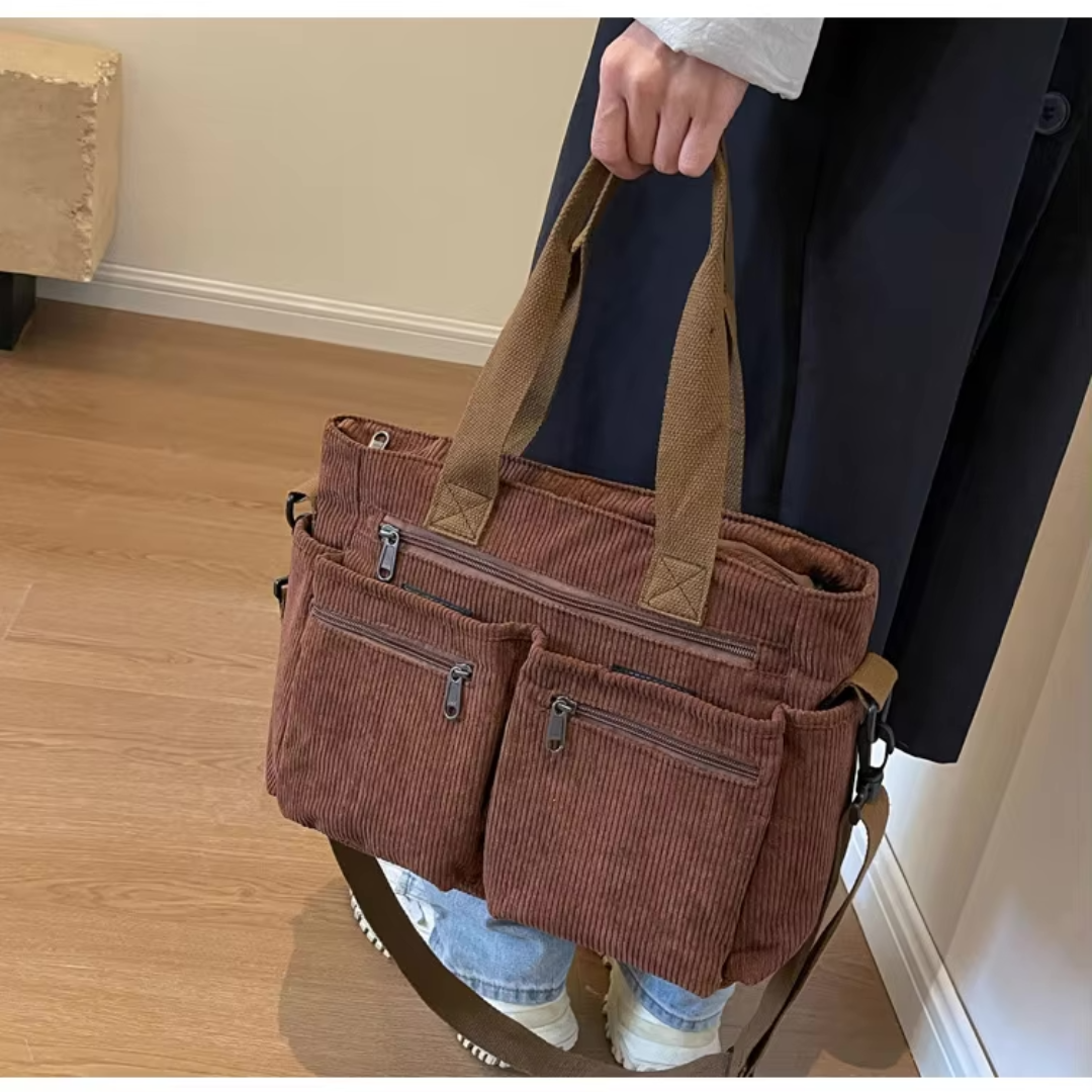 Ginette | Sac Bandoulière en Velours Côtelé – photo 7