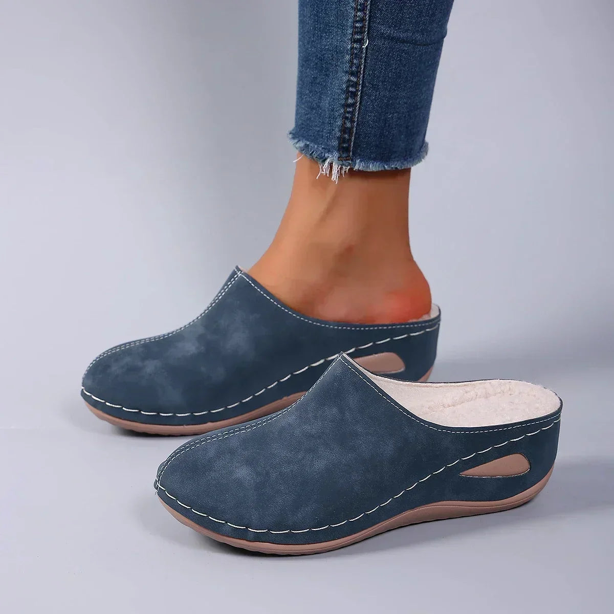 Clotilde | Pantoufles chaudes et confortables – photo 5