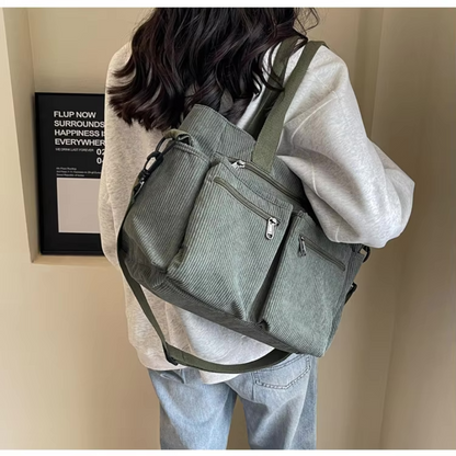 Ginette | Sac Bandoulière en Velours Côtelé – photo 4