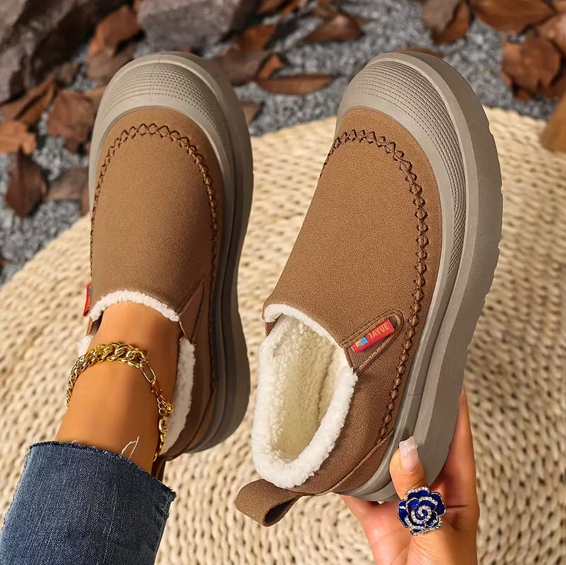 Carole | Chaussons montants doublés polaire – photo 2