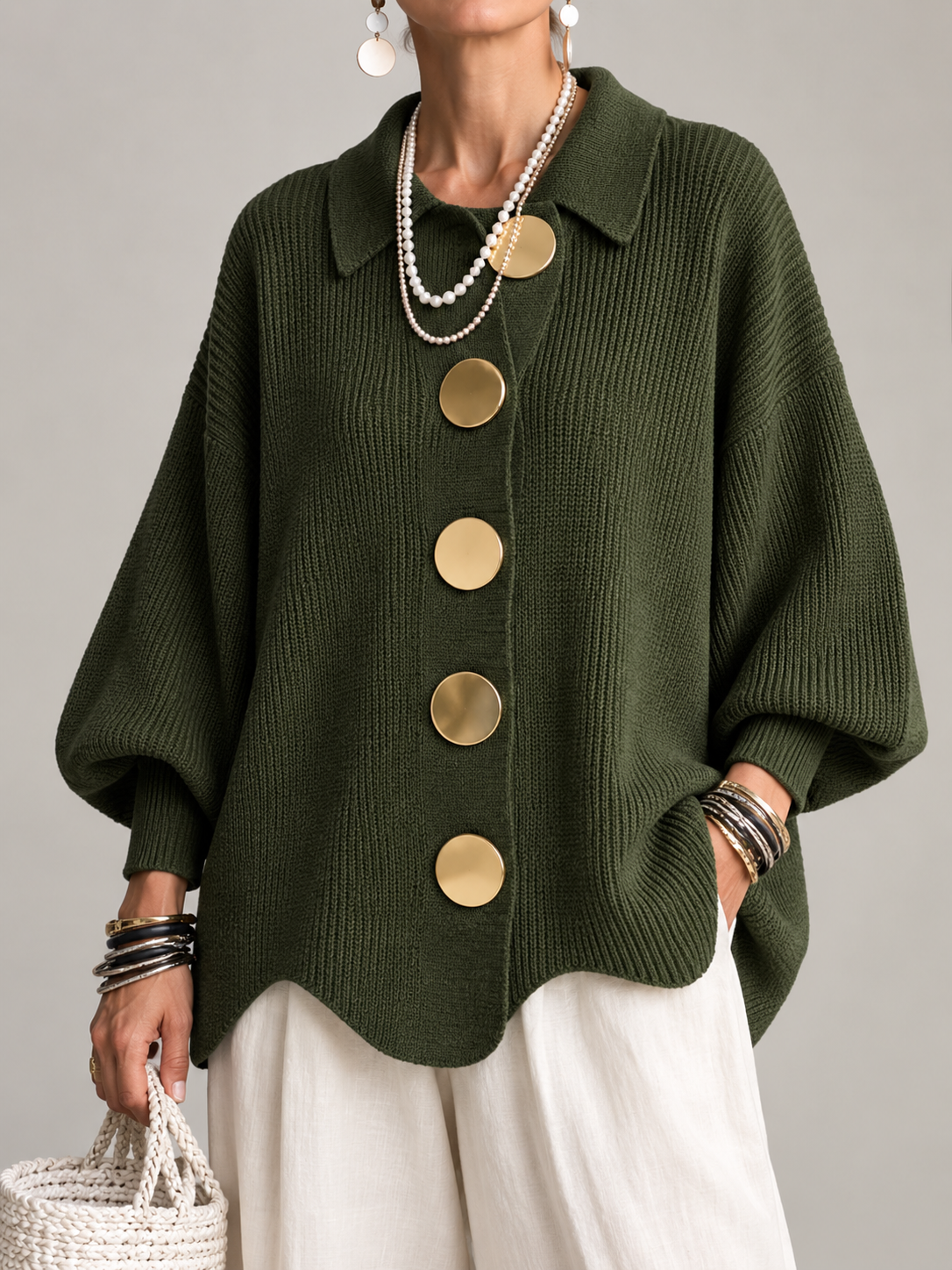 Ardelle | Cardigan oversize à col