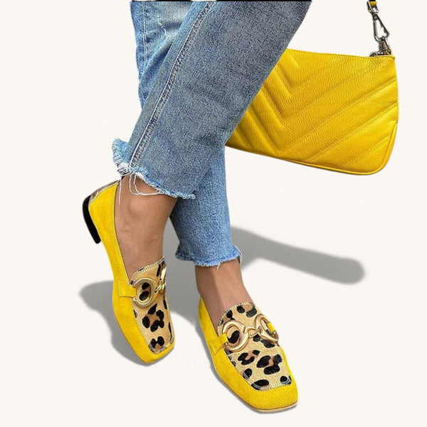 Noëlle | Mocassins à imprimé animalier – photo 1