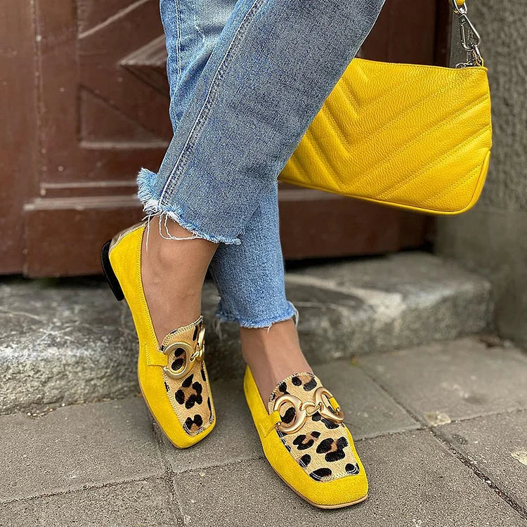 Noëlle | Mocassins à imprimé animalier – photo 2