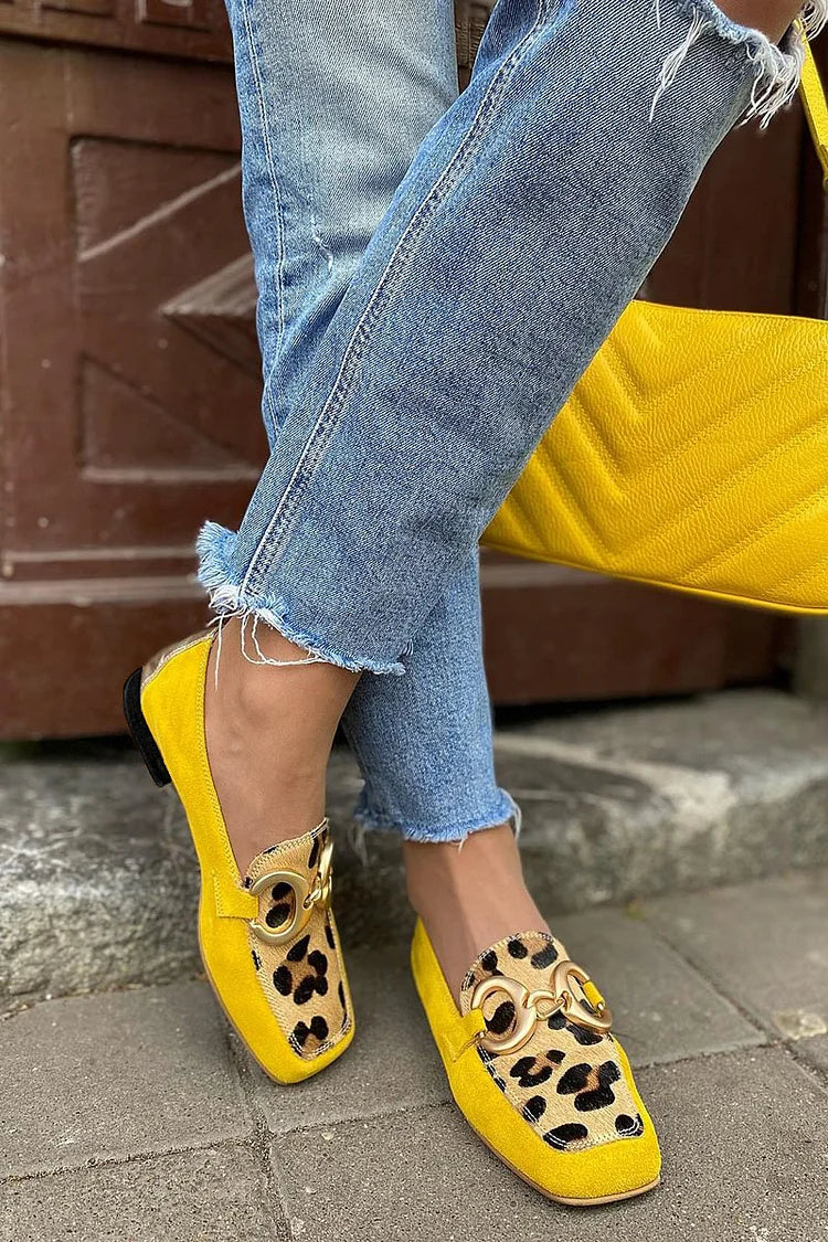 Noëlle | Mocassins à imprimé animalier – photo 3