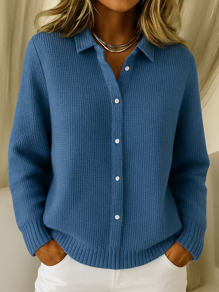 Nadège | Cardigan en maille douce à boutons