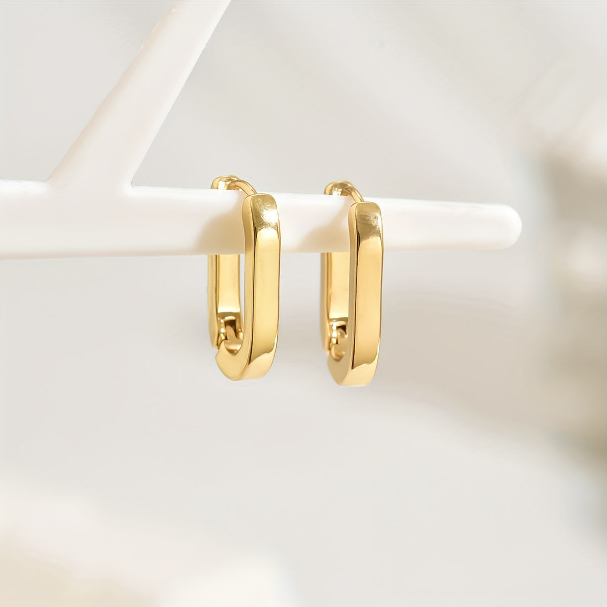 Boucles d'oreilles géométriques élégantes – photo 7/7