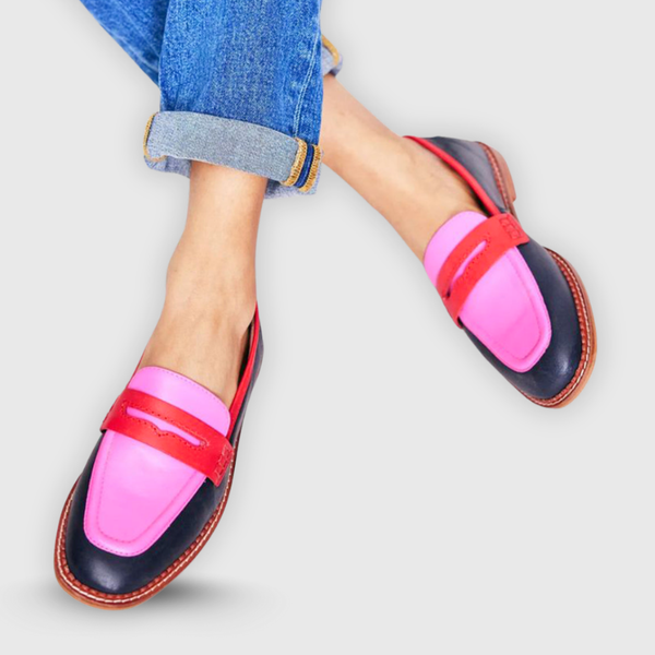 Yolande | Mocassins aux couleurs contrastées – photo 1