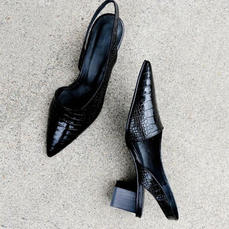 Rolande | Chaussures à talons et à bout large – photo 4