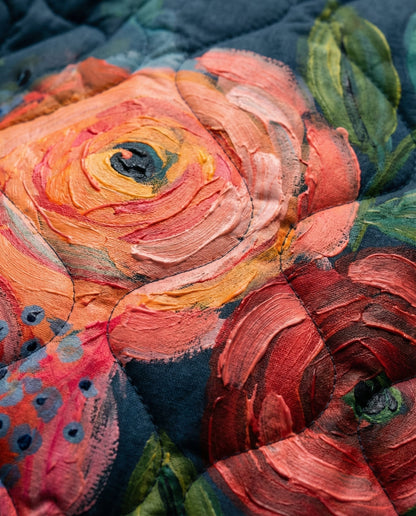 Madeleine | Veste Matelassée Fleurs Nostalgie