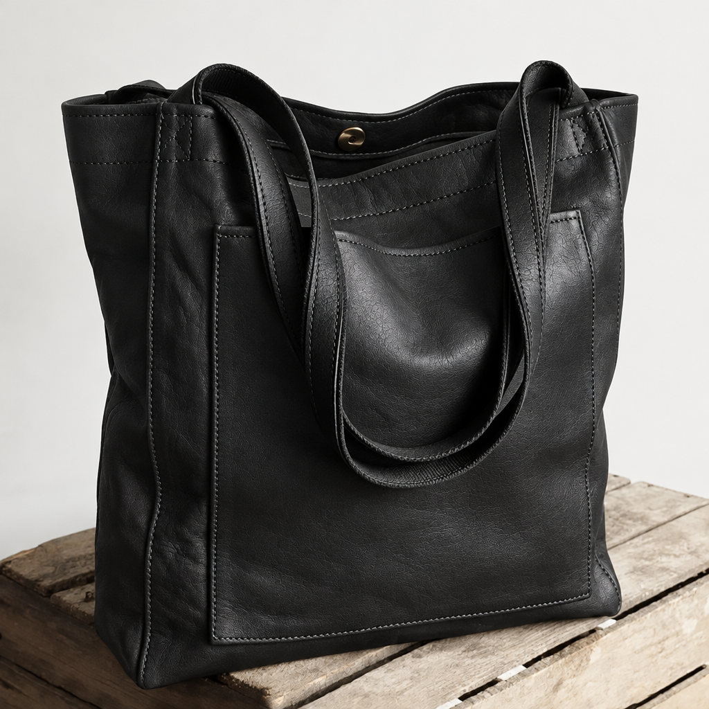 Anne-Marie | Sac Chic Moderne en Similicuir – Noir