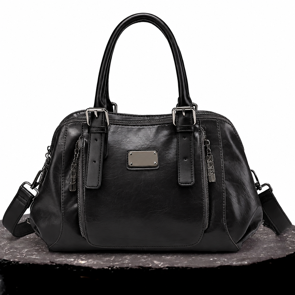 Paulette | Sac Intemporel en Similicuir – Noir