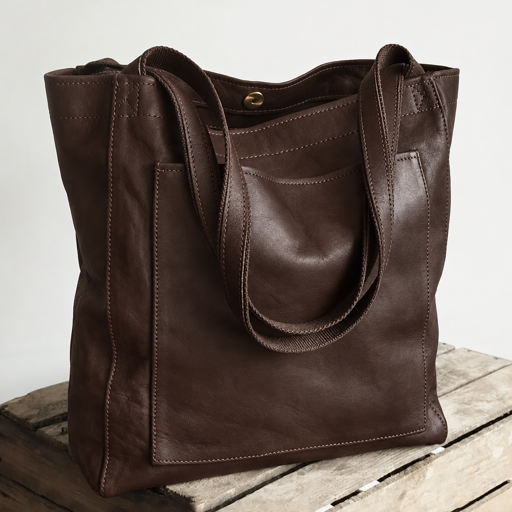 Anne-Marie | Sac Chic Moderne en Similicuir – Café