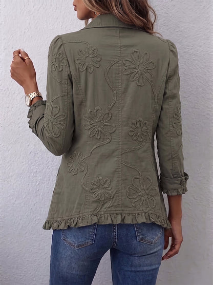Juliette | Veste à Volants et Boutons