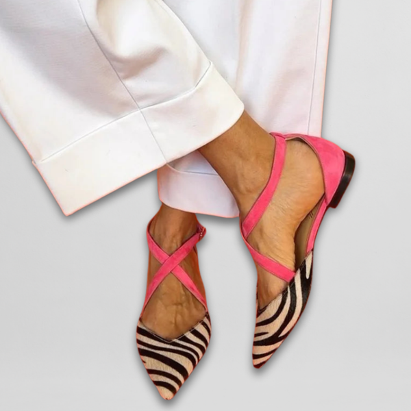 Bénédicte | Ballerines à lanières – photo 1