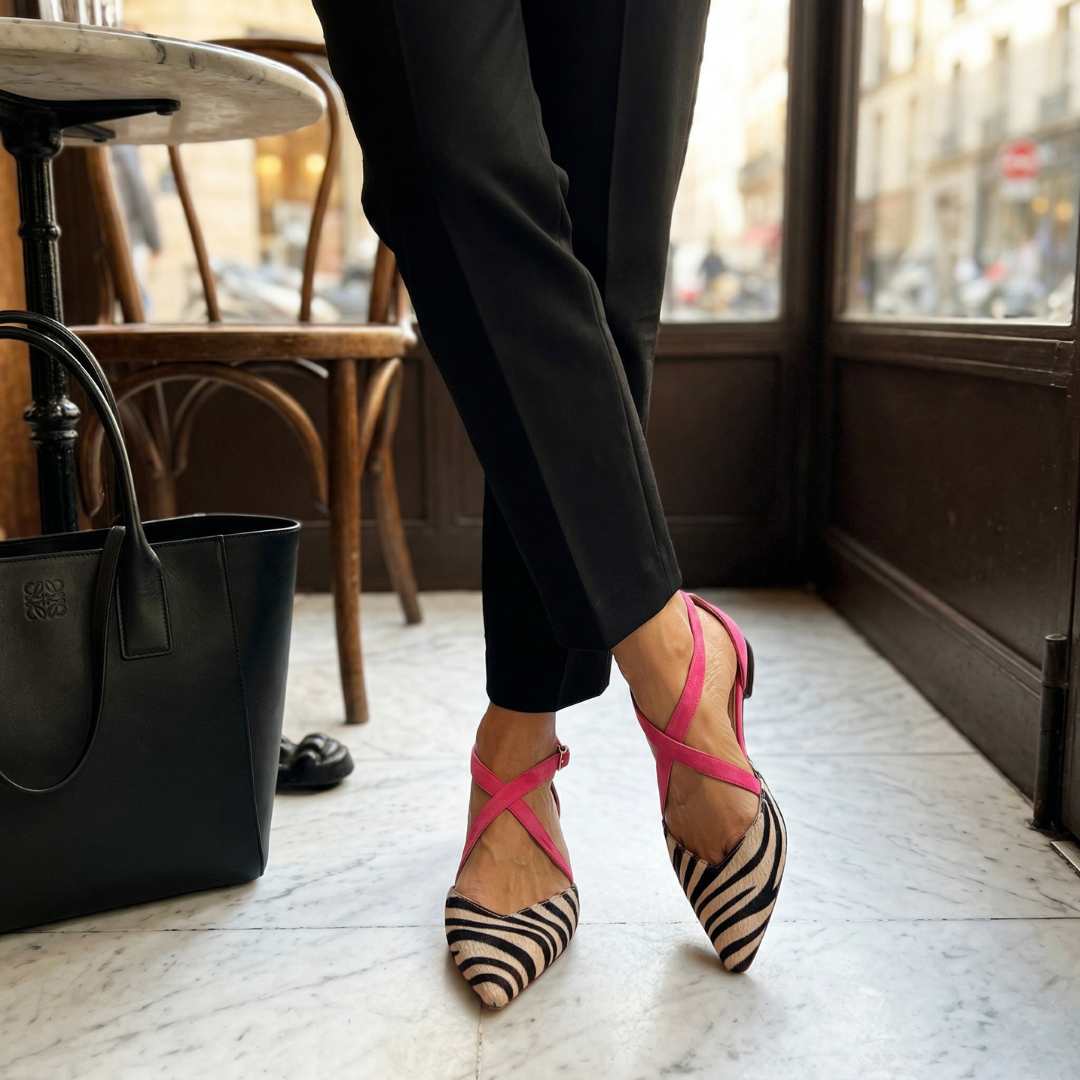 Bénédicte | Ballerines à lanières – photo 5