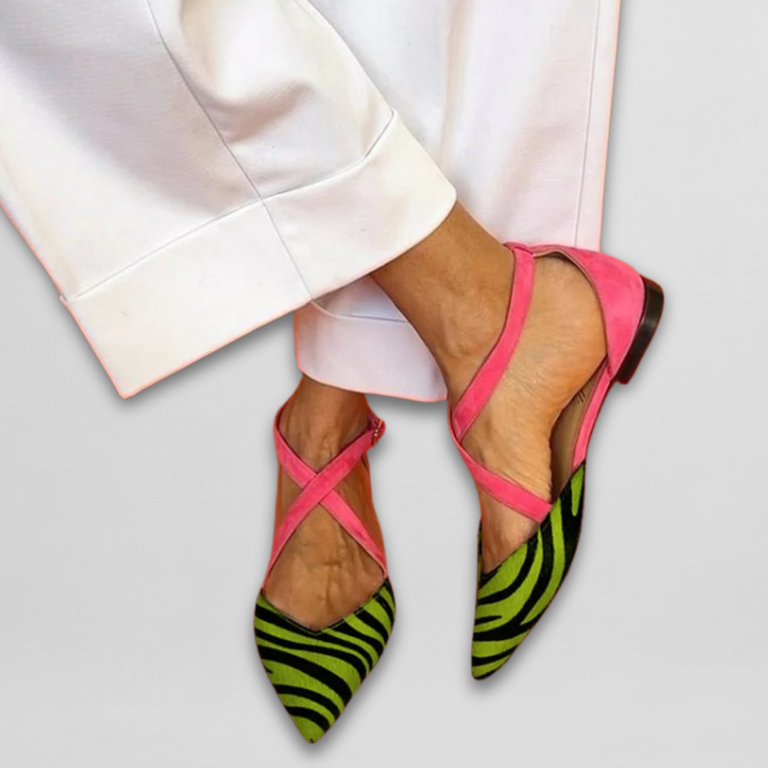 Bénédicte | Ballerines à lanières – photo 6