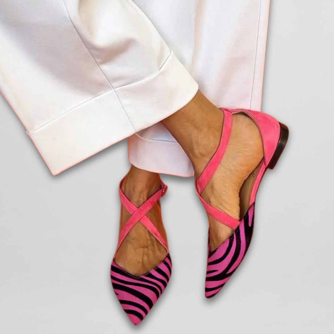 Bénédicte | Ballerines à lanières – photo 7