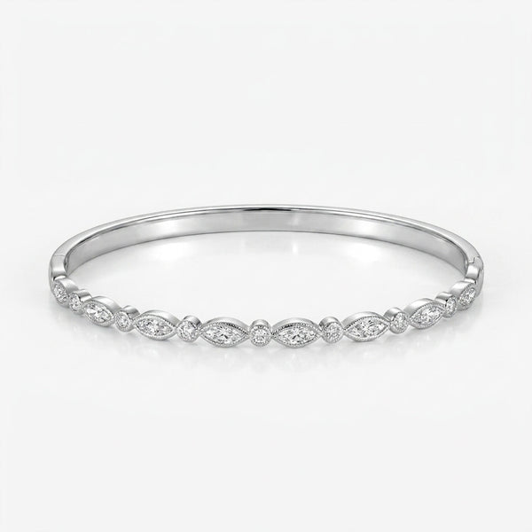 Bracelet élégant en or avec zirconites – photo 1/3