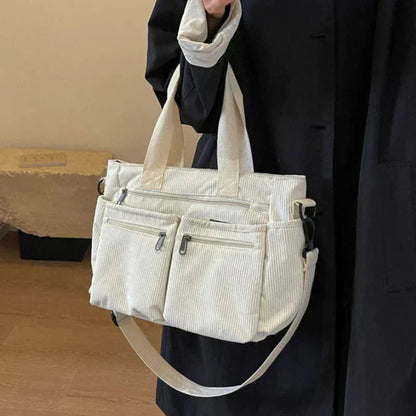 Ginette | Sac Bandoulière en Velours Côtelé – photo 8