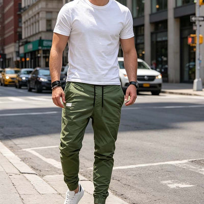 Jules | Pantalon de jogging casual pour homme à cordon de serrage