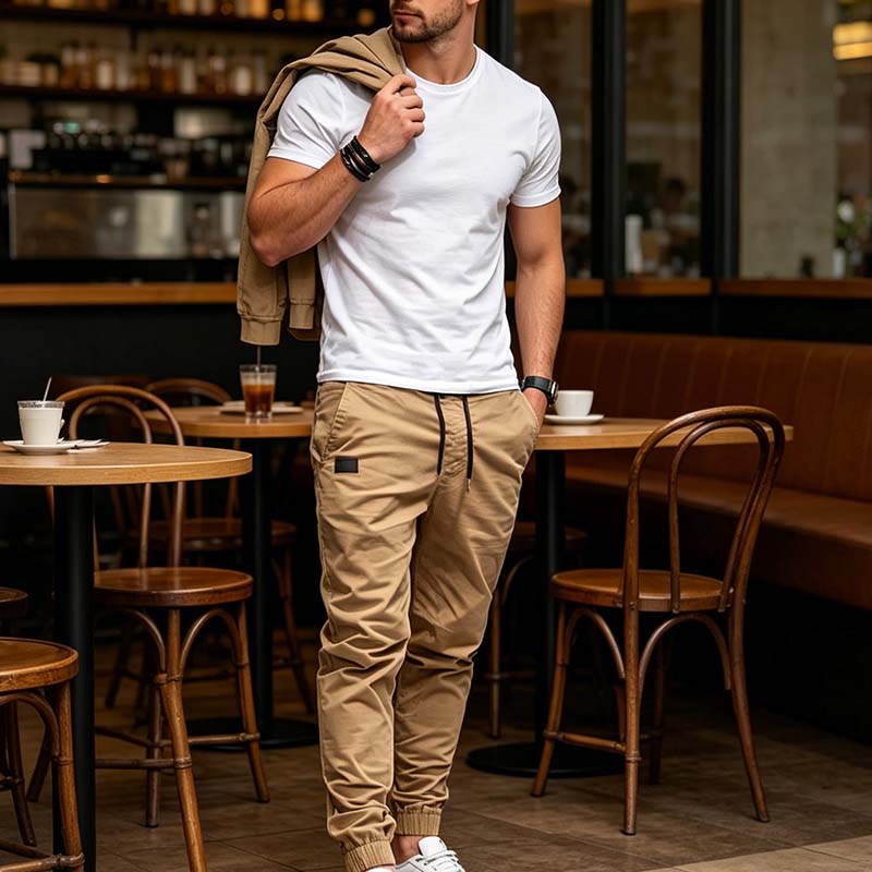 Jules | Pantalon de jogging casual pour homme à cordon de serrage